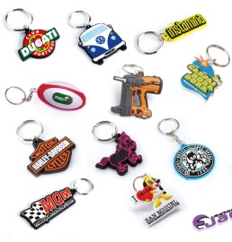 Llaveros de goma pvc blandos