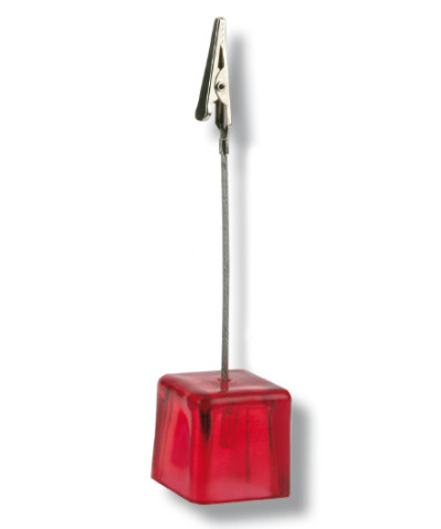 Clips porta-notas de plástico