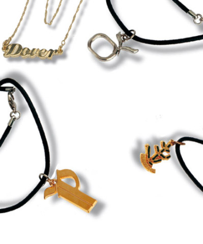 Colgantes cuello metal