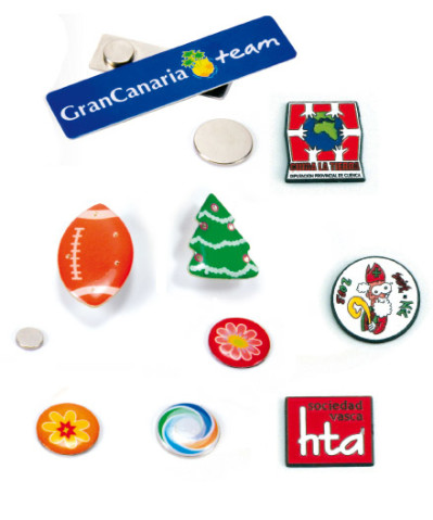 Pins con sujeción imán