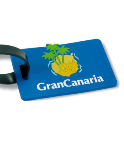 Identificadores para equipaje de goma pvc blando