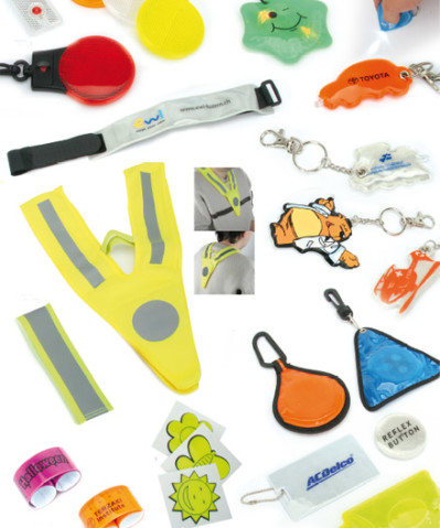 Llaveros reflectantes