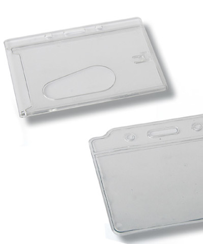 Portatarjetas transparentes