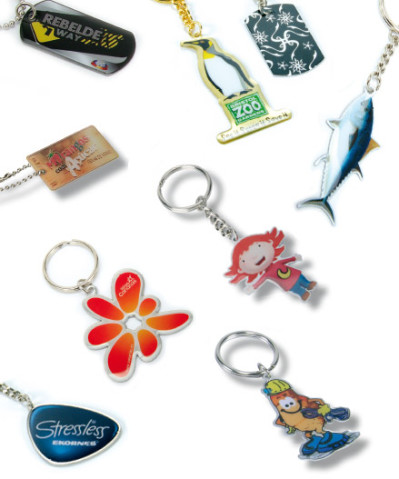 Printing keyrings, custom shape