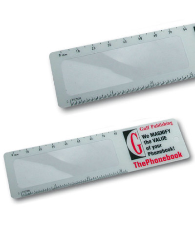 Rulers with magnifyer