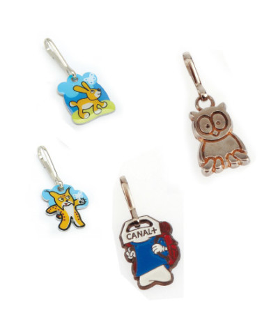 Pins para tiradores de cremallera