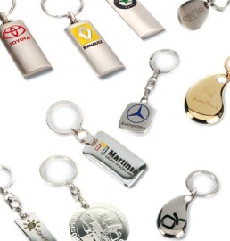 Llaveros con volumen abombados