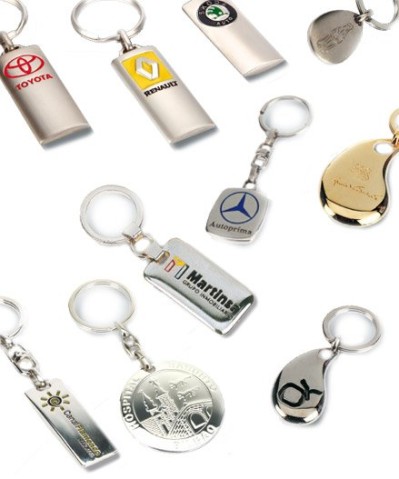 Llaveros con volumen abombados