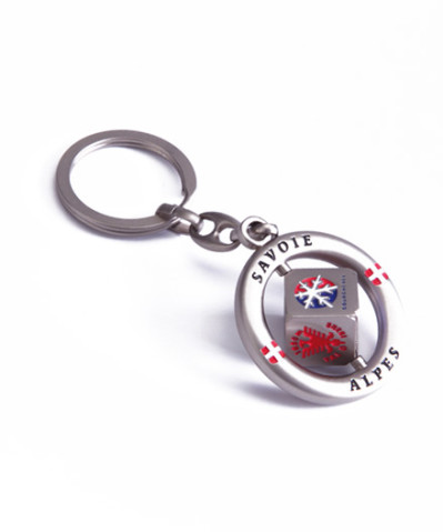 Llaveros con cubo giratorio