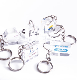 Llaveros METACRISTAL