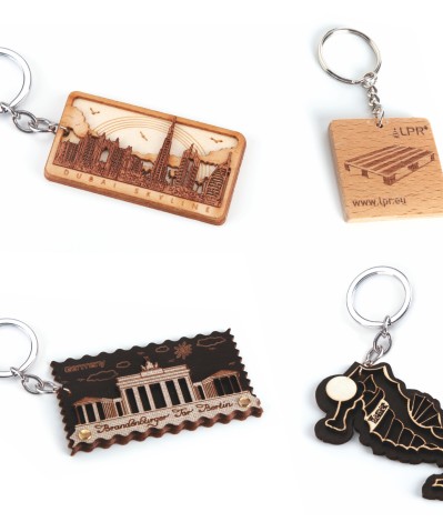 Llaveros de madera