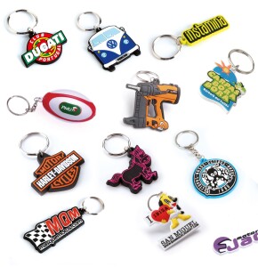 Llaveros goma personalizados