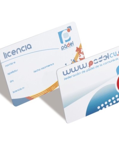 Tarjetas de pvc