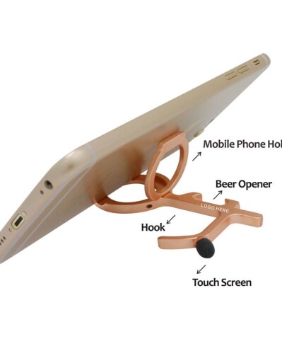 CONTACTLESS keyrings with phone stand