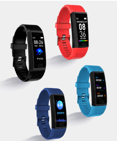 Activity wristbands with body temperature measurement