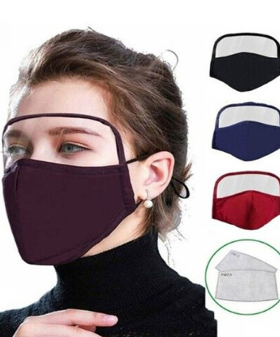 Custom masks with face shield