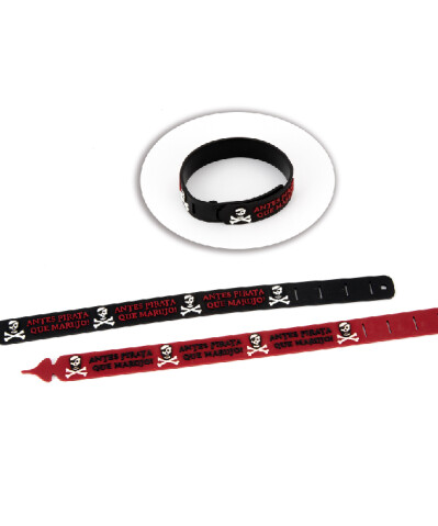 Pulseras de goma pvc blando (sin cierre)