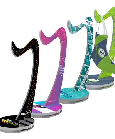 Soporte de mascarilla para escritorio