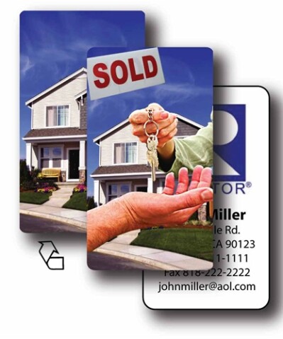 Tarjetas promocionales lenticulares