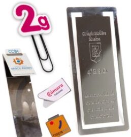 Marcapáginas y clips